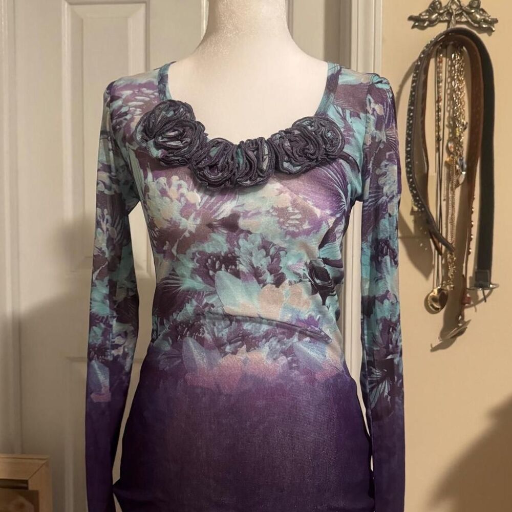 Karen Kane mesh top 💜